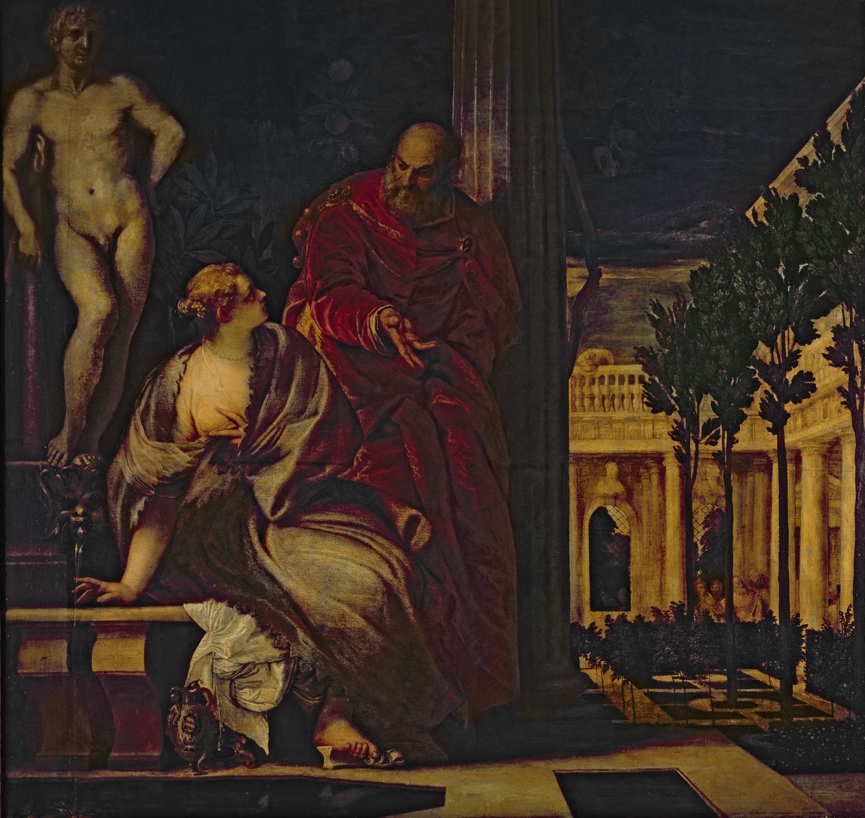 Batsheba na své toaletě od Paolo Veronese
