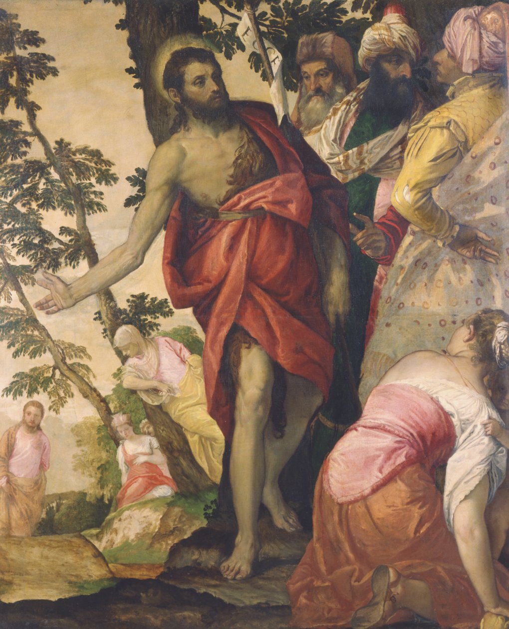 Kázání svatého Jana Křtitele od Paolo Veronese