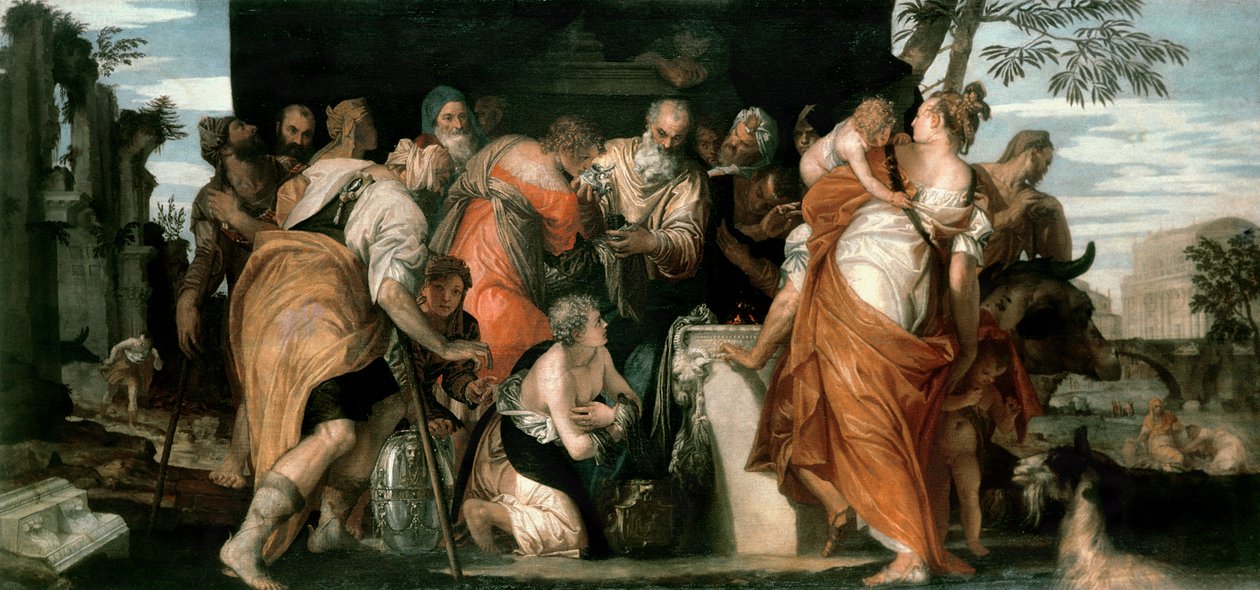 Pomazání Davida, kolem roku 1555 od Paolo Veronese