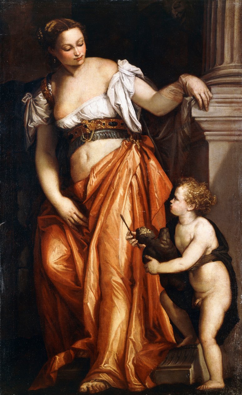 Personifikace sochařství, c.1557-59 od Veronese