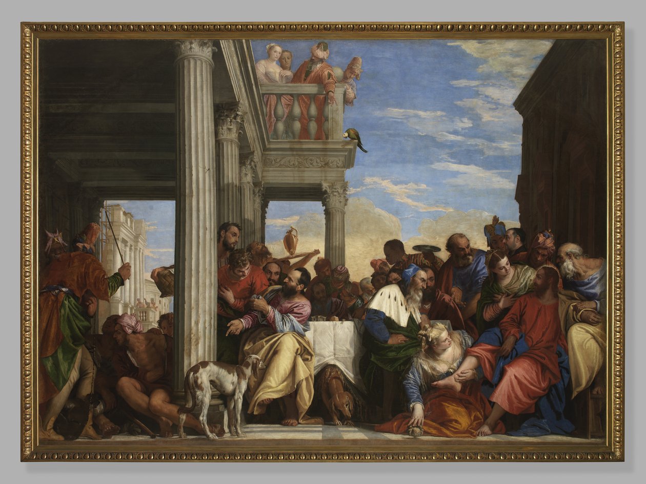 Večeře v domě Simona, 1555-56 od Veronese