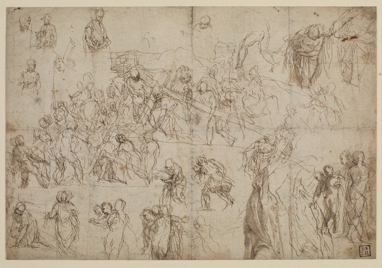 Studie pro Krista nesoucího kříž, 1571 circ od Veronese