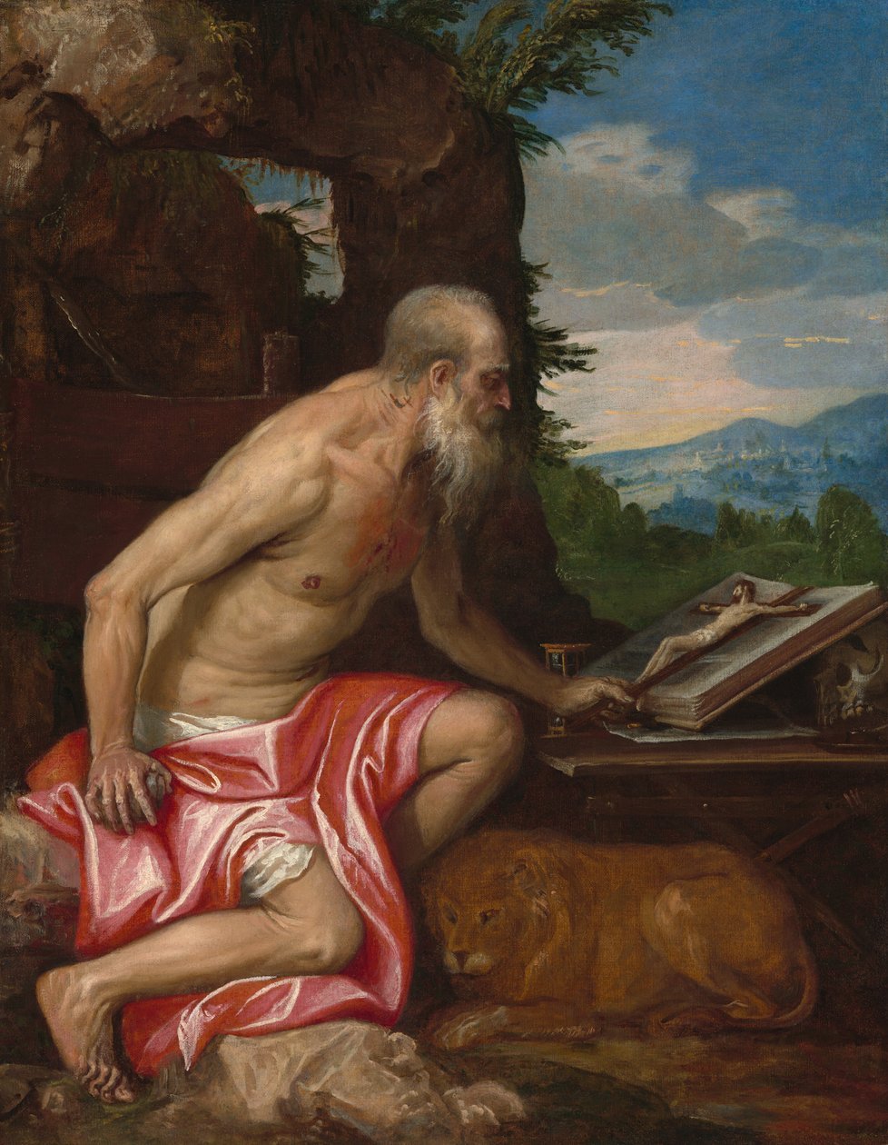 Svatý Jeroným v divočině od Veronese Workshop
