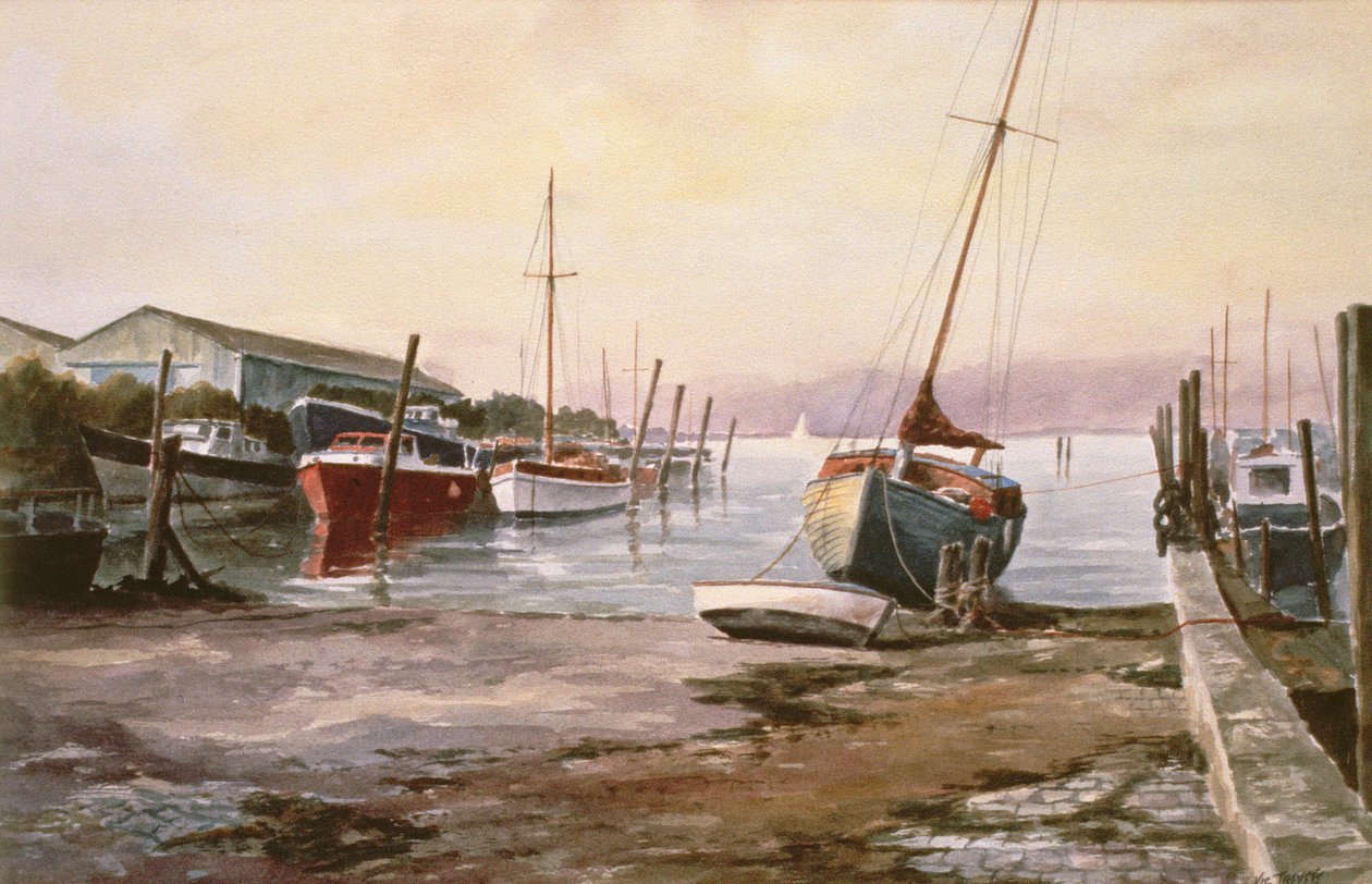 Gillinghamské molo na Medway od Vic Trevett