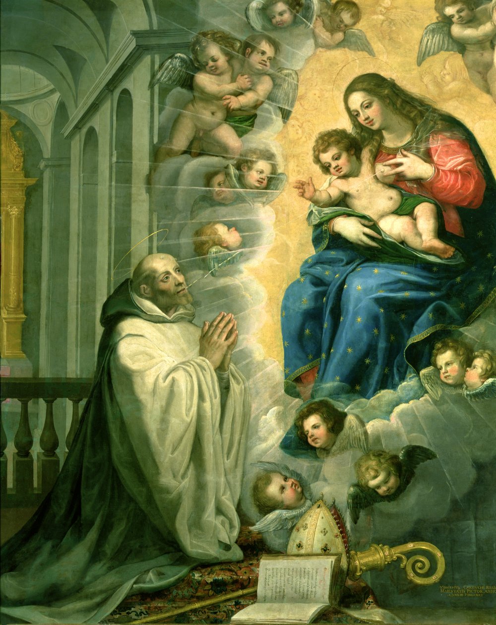 Vidění svatého Bernarda, 1634 od Vicente Carducho