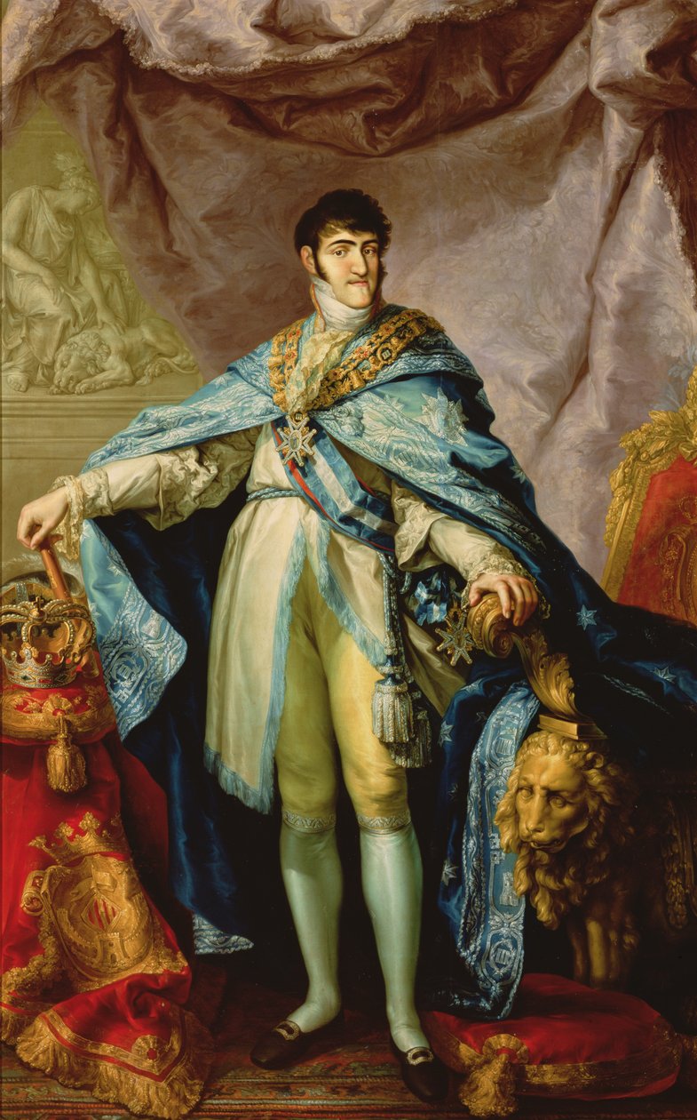 Ferdinand VII. (1784-1833) Bourbonský, 1808-11 od Vicente Lopez y Portana