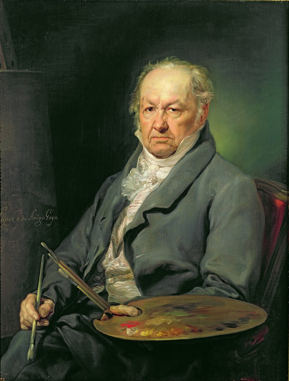 Francisco Jose de Goya, 1826 od Vicente Lopez y Portana