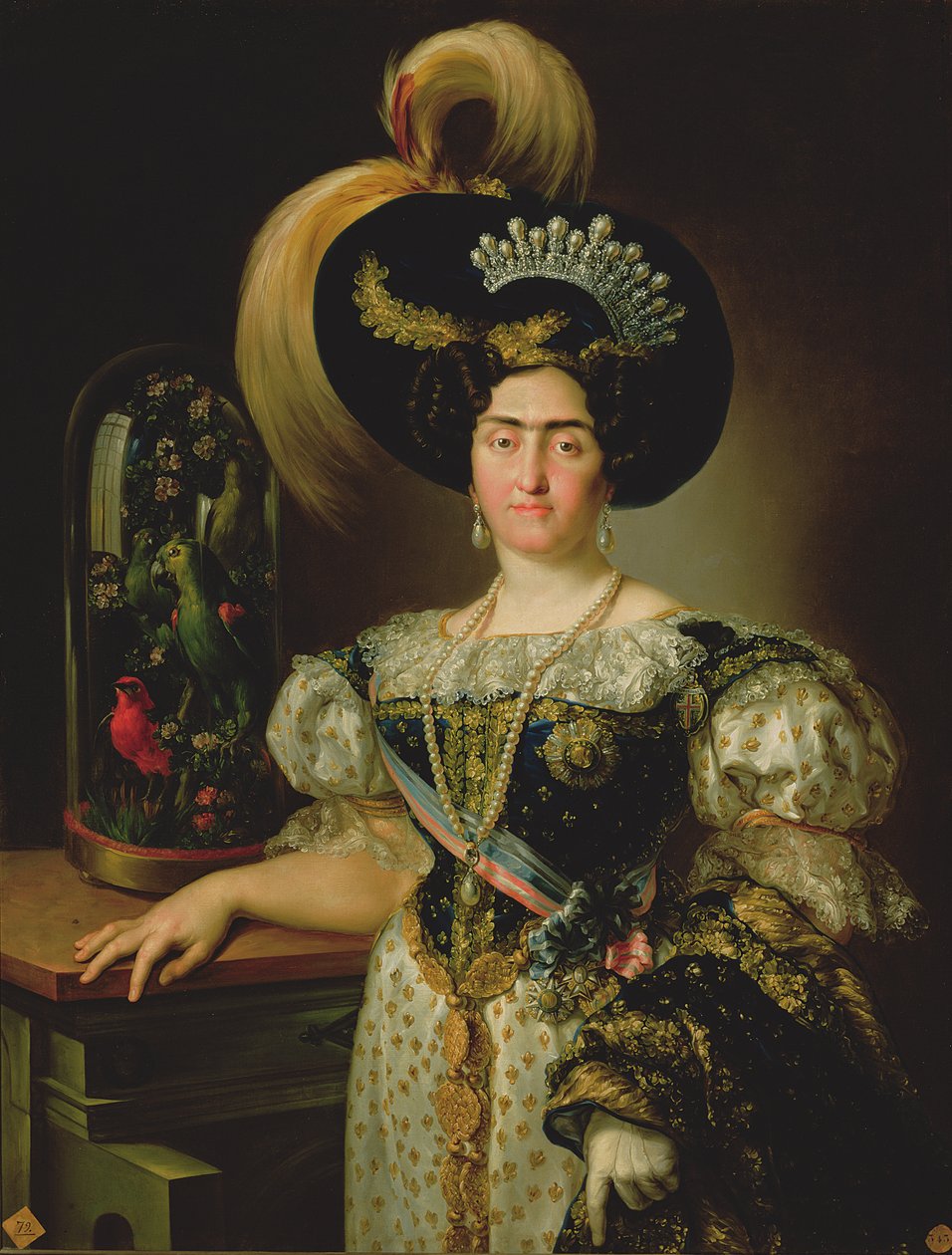Maria Francisca de Braganca a Bourbon od Vicente Lopez y Portana