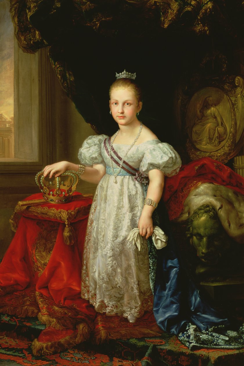 Španělská královna Isabella II (1830-1904), 1838 od Vicente Lopez y Portana