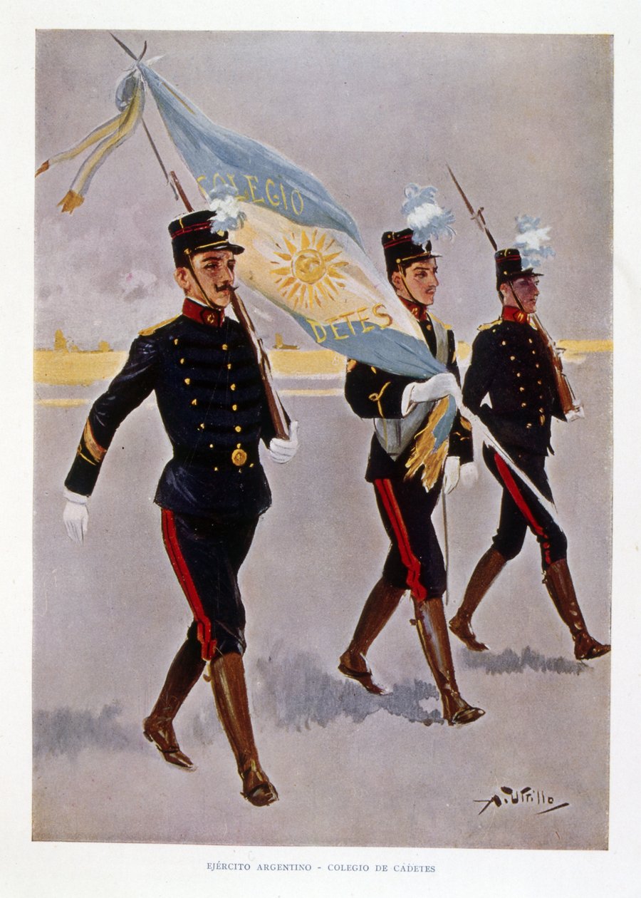 Kadeti argentinské armády v praxi od Vicente Blasco Ibanez