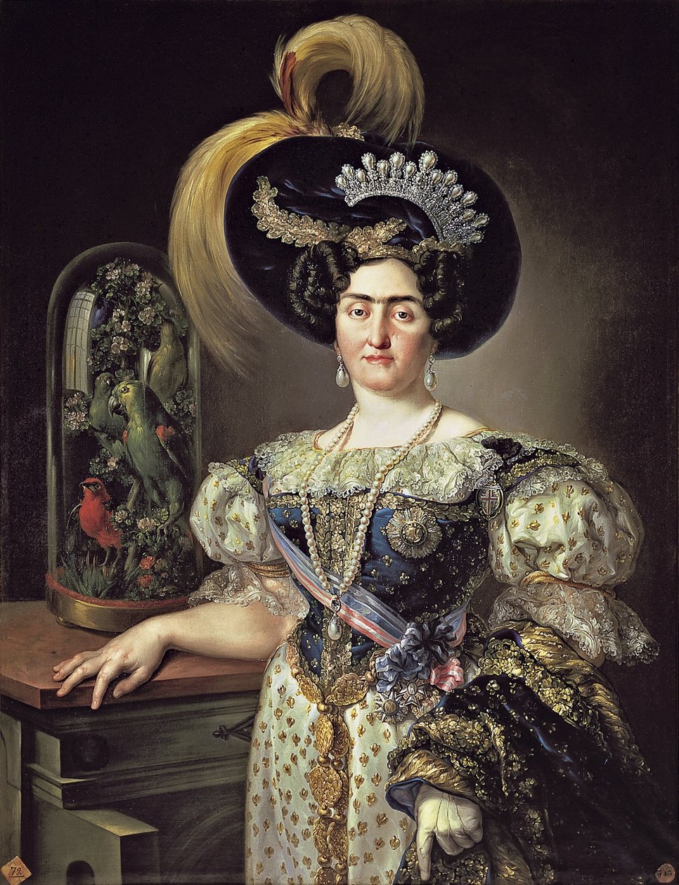 Portrét María Francisca de Braganza y Borbón od Vicente López Portaña