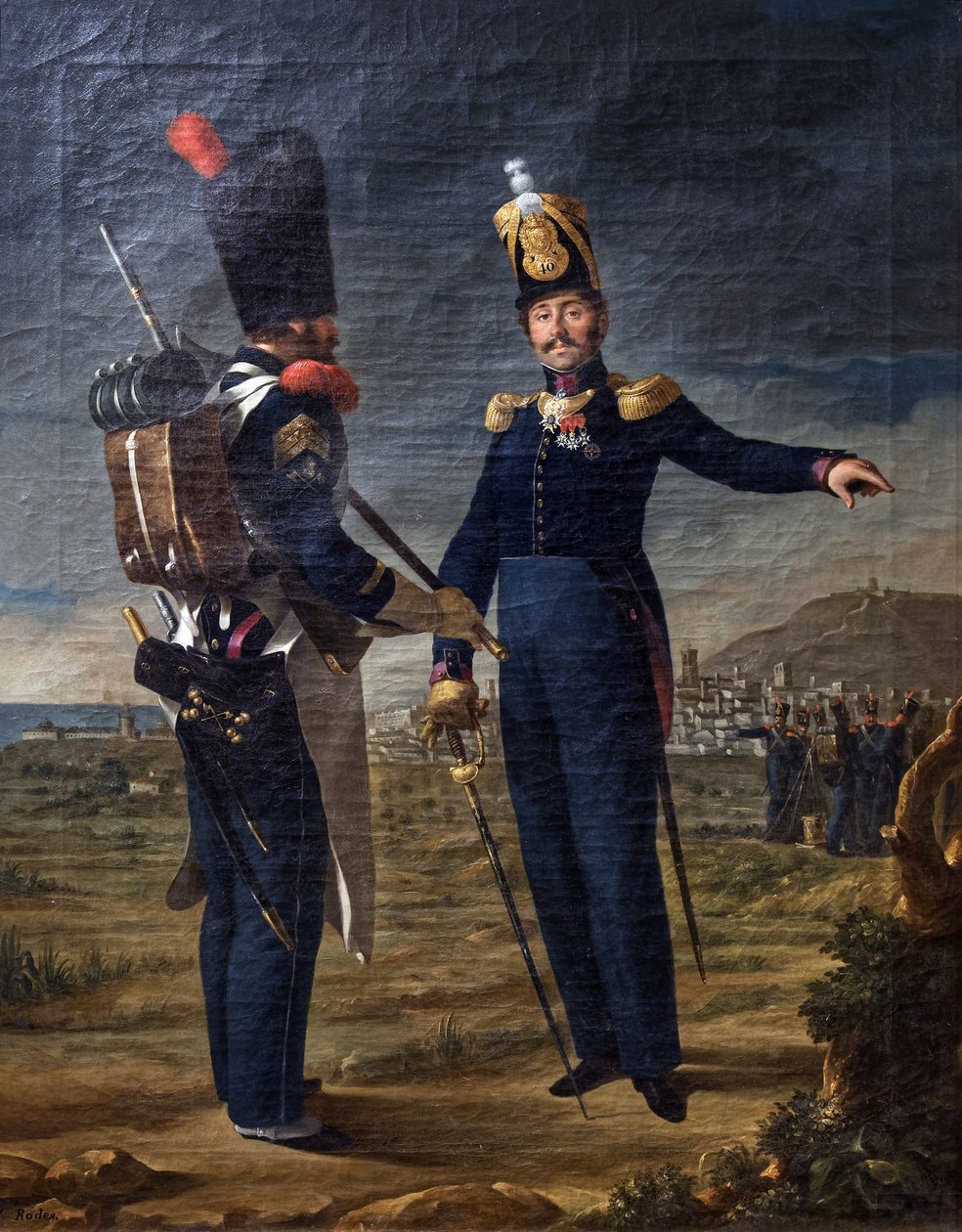 Plukovník Joseph Kindelan od Vicente Rodes Y Aries
