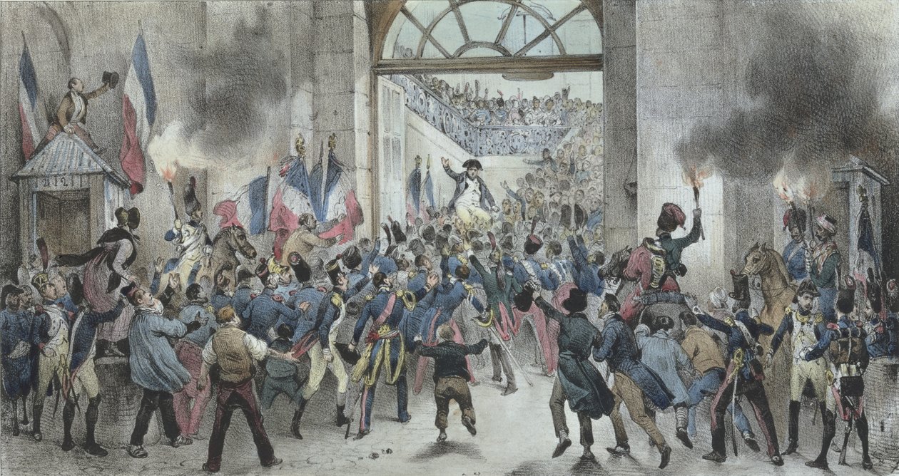 Příjezd Napoleona (1769-1821) do Tuileries 20. března 1815 od Victor Adam