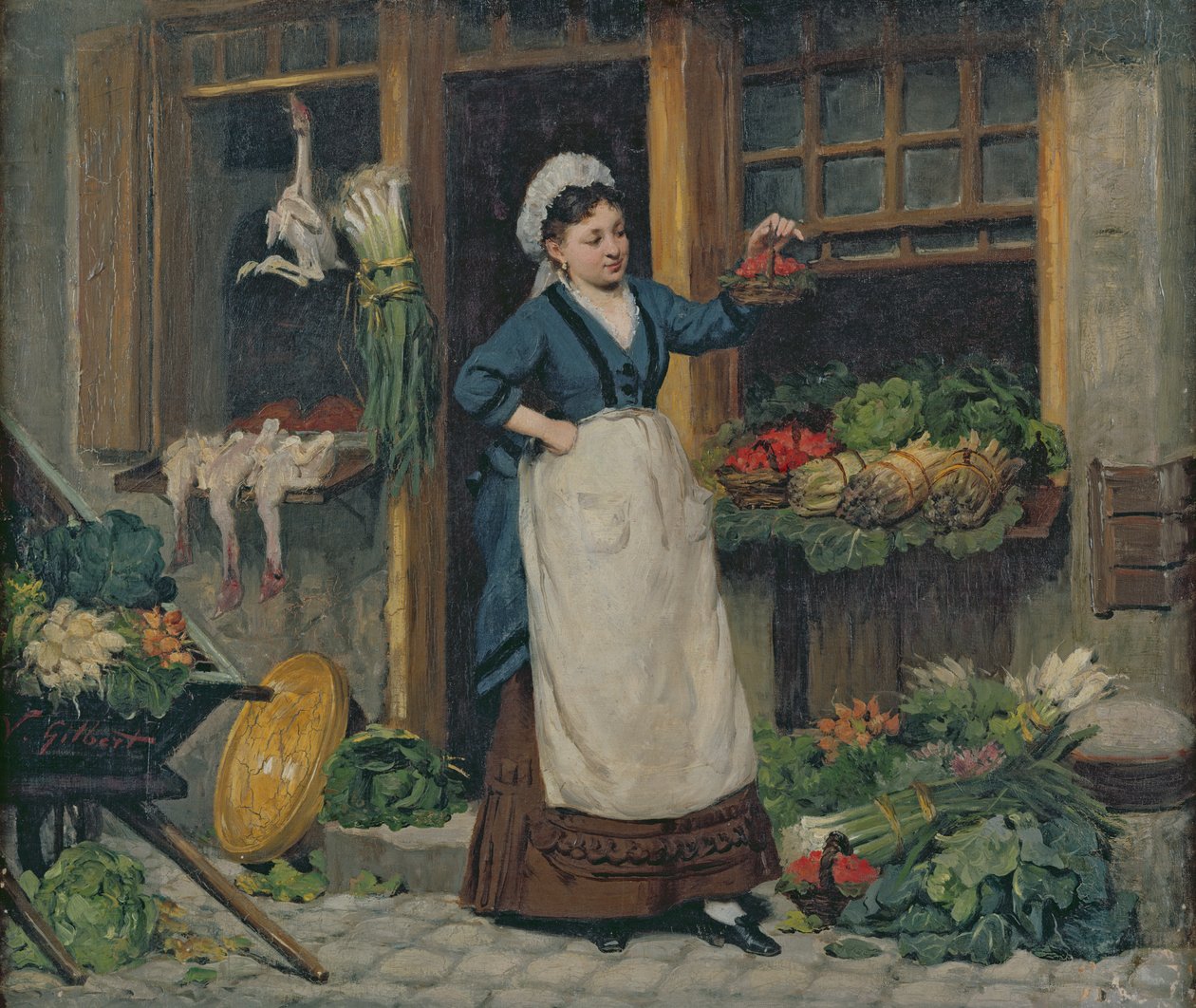Prodejce ovoce od Victor Gabriel Gilbert