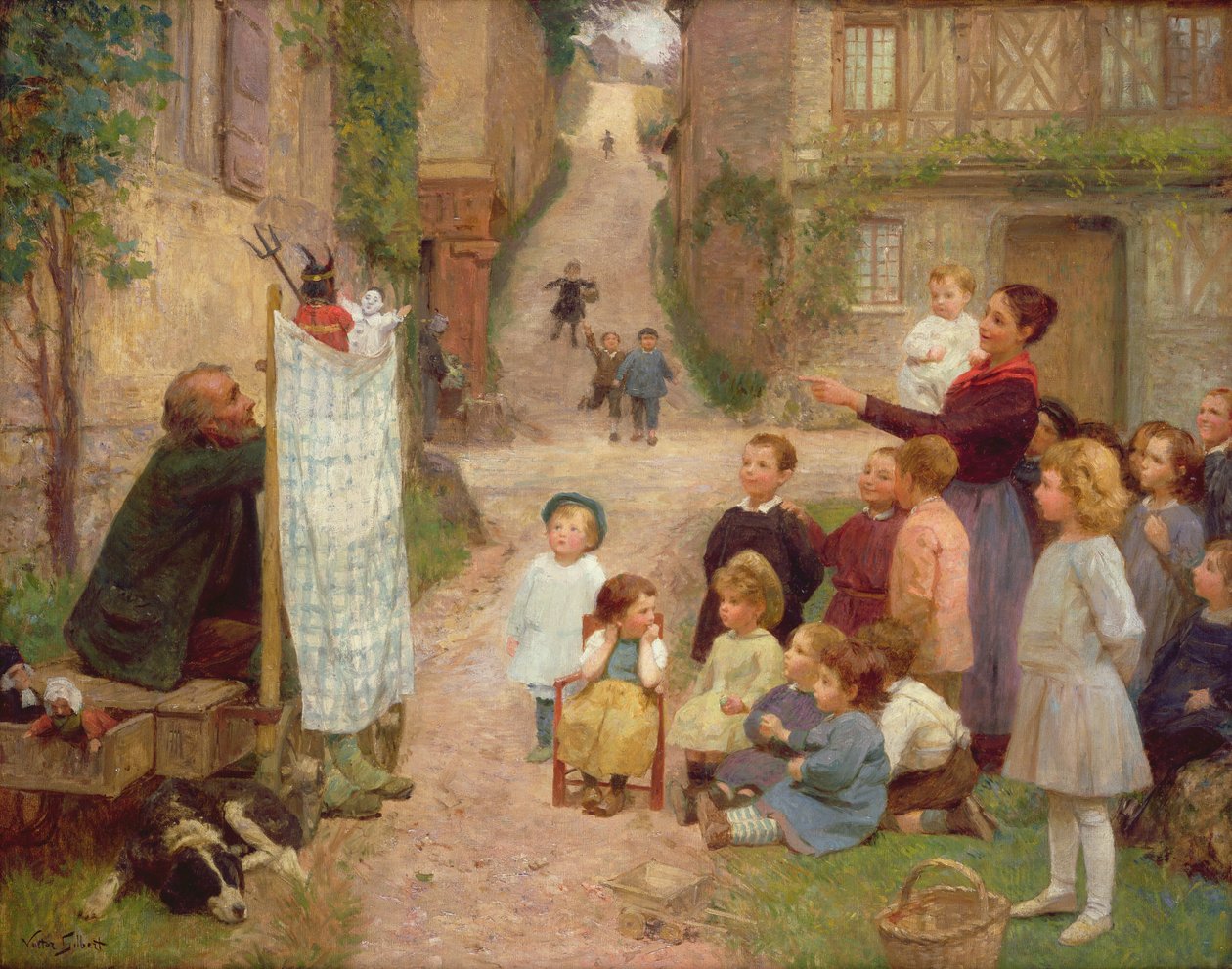 Loutkové představení od Victor Gabriel Gilbert
