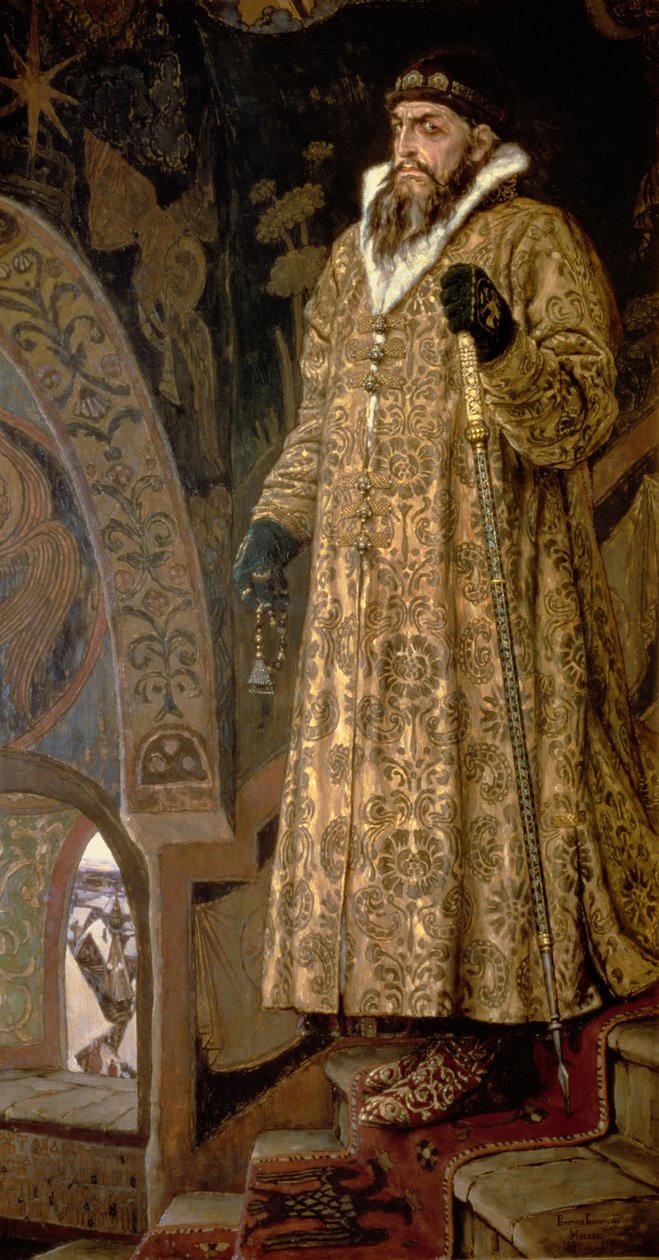 Car Ivan IV Vasilievich istne Terribl (1530-84) 1897 od Victor Mikhailovich Vasnetsov