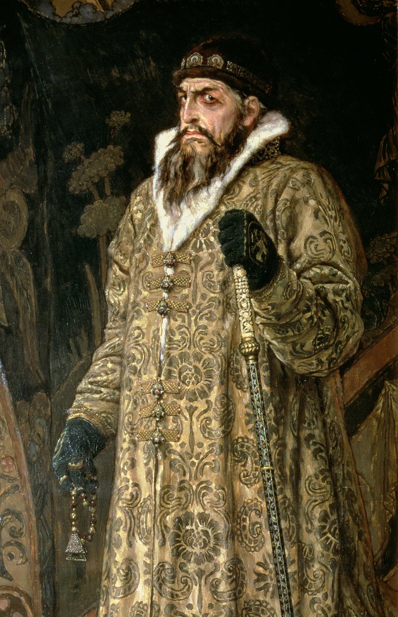 Car Ivan IV Vasiljevič Hrozný 1530-84 1897 detail olej na plátně z 89327 od Victor Mikhailovich Vasnetsov