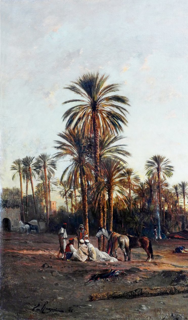 Hrana Oasis, detail od Victor Pierre Huguet