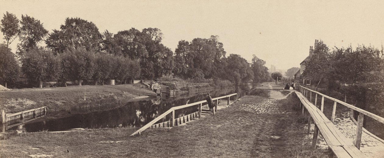 Windsor Lock, 1862. od Victor A Prout