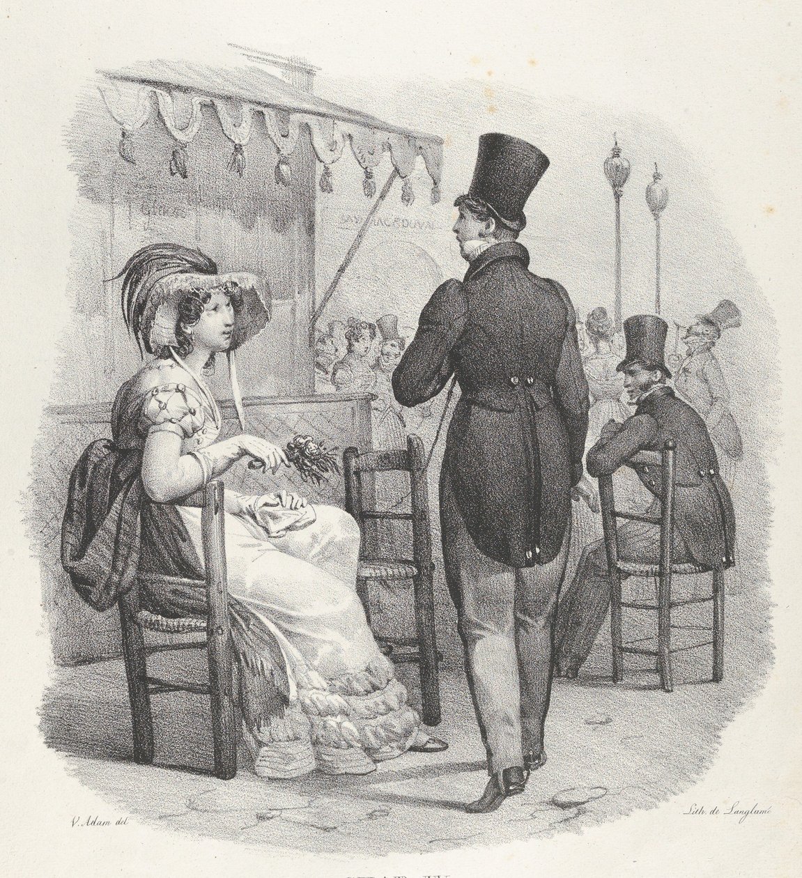 kap. IV: Dívá se na mě! Bože, jaké štěstí! Všímá si mě! Jaké štěstí!, 1824. od Victor Adam