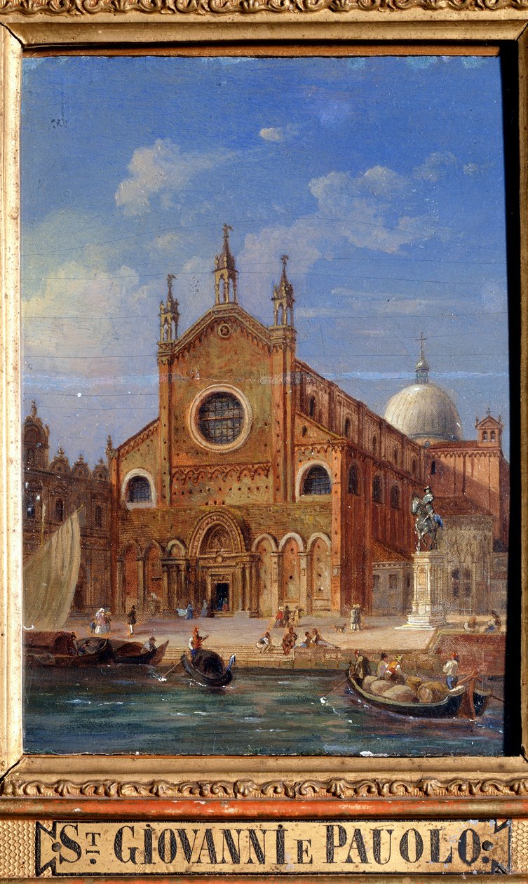 Kostel Santi Giovanni e Paolo San Zanipolo, 19. století od Victor Adam