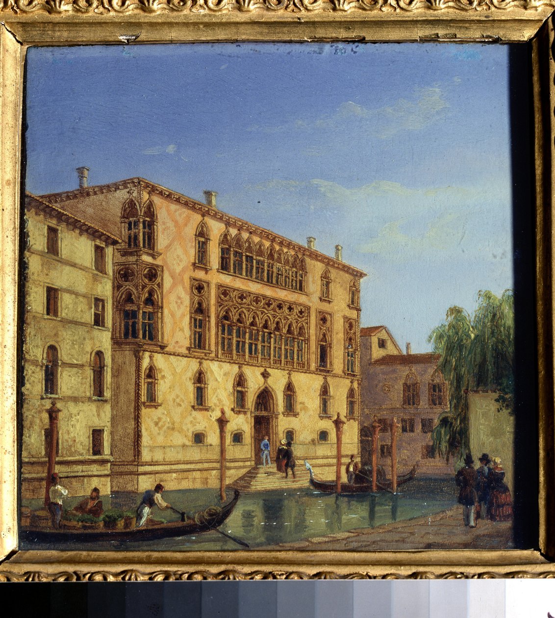 ""Vue de Venise: le palais Giovanelli"" (Pohledy na Benátky. Palazzo Giovanelli) Obraz Jean-Victor (Jean Victor) Vincent Adam (1801-1867) Státní muzeum umění 19. století, Tula, Rusko od Victor Adam