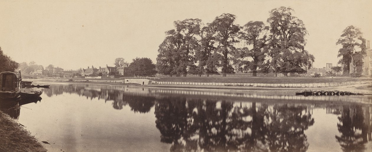 Hampton Court (druhý pohled) od Victor Albert Prout