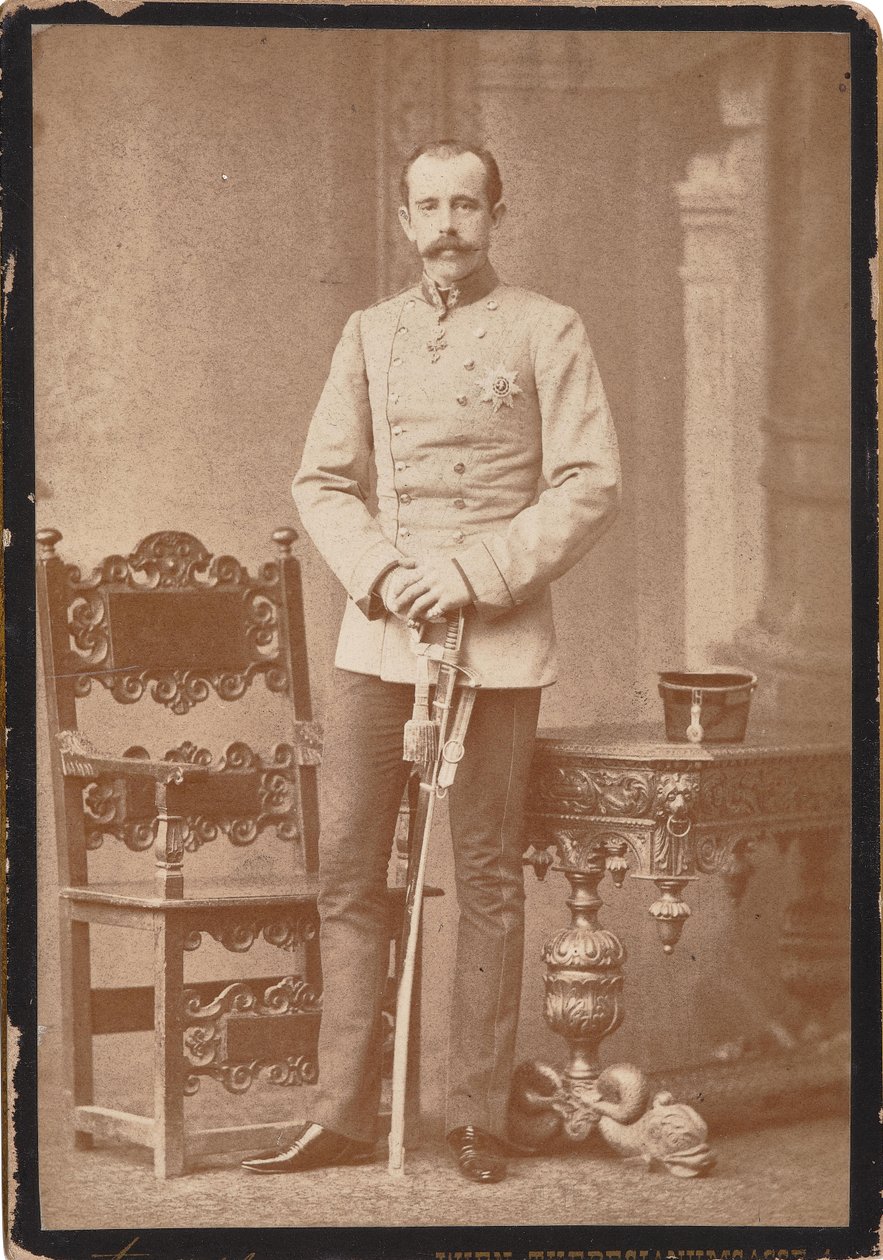 Rudolf, korunní princ Rakouska 1858-1889, 1888. od Victor Angerer