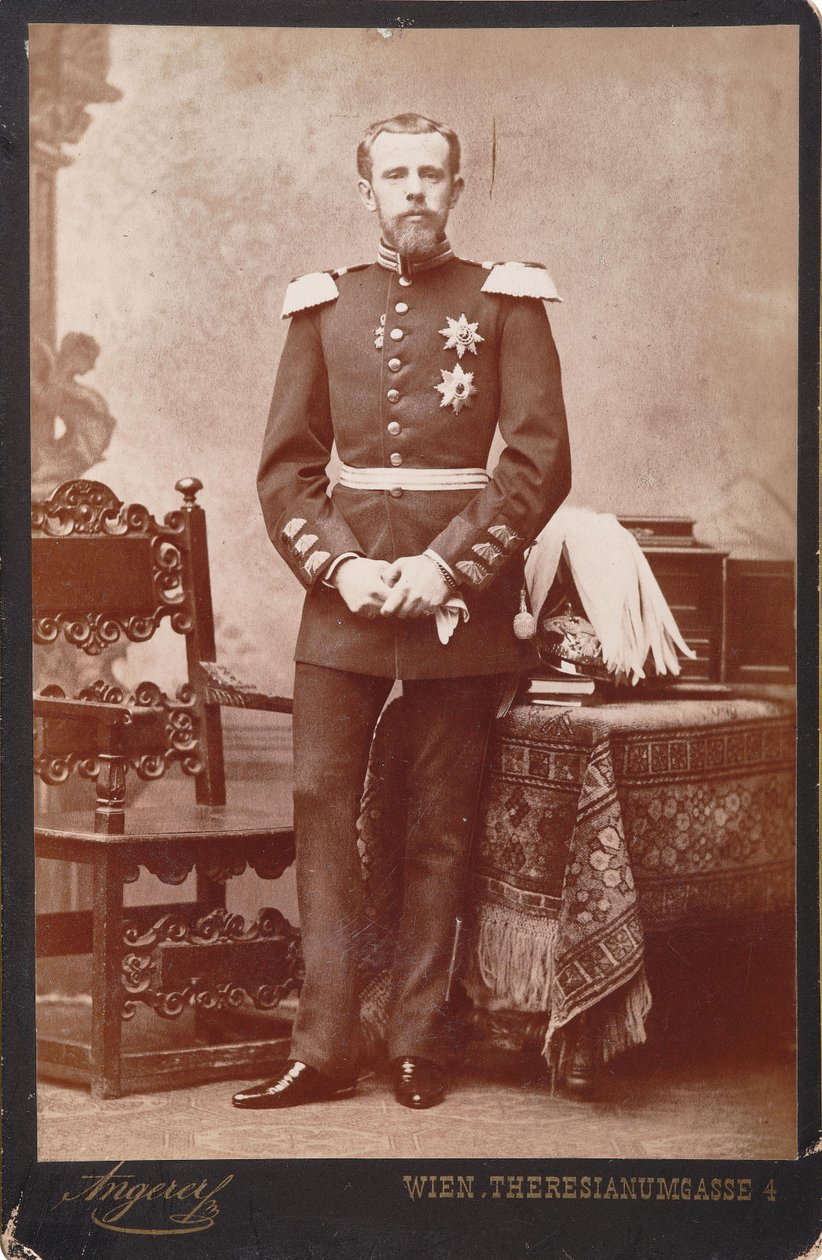 Rudolf, korunní princ Rakouska 1858-1889, asi 1885. od Victor Angerer