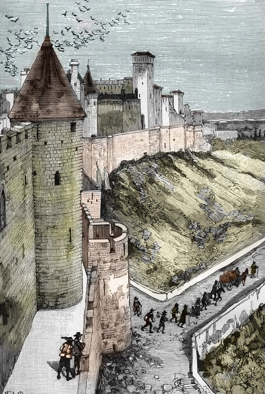 Zákaz preches a zatýkání protestantů po odvolání Edit de Nantes (dragonády za Ludvíka XIV. (1681-1686): vyhnanství protestantů opouštějících města, aby se připojili k hranicím (dragonády ve Francii za Ludvíka XIV., zavedena francouzská politika od Victor Armand Poirson