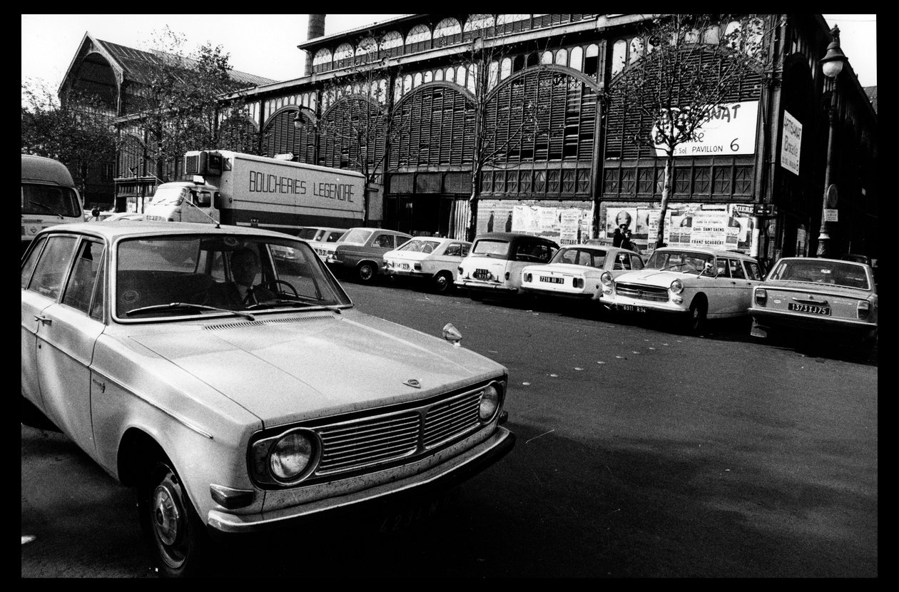 Les halles de Paris těsně před demolicí v srpnu 1971 (čb foto) od Victor Baltard