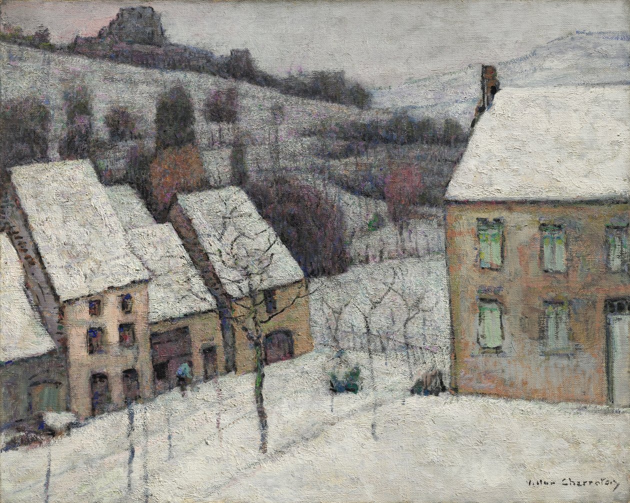 Murol ve sněhu od Victor Charreton