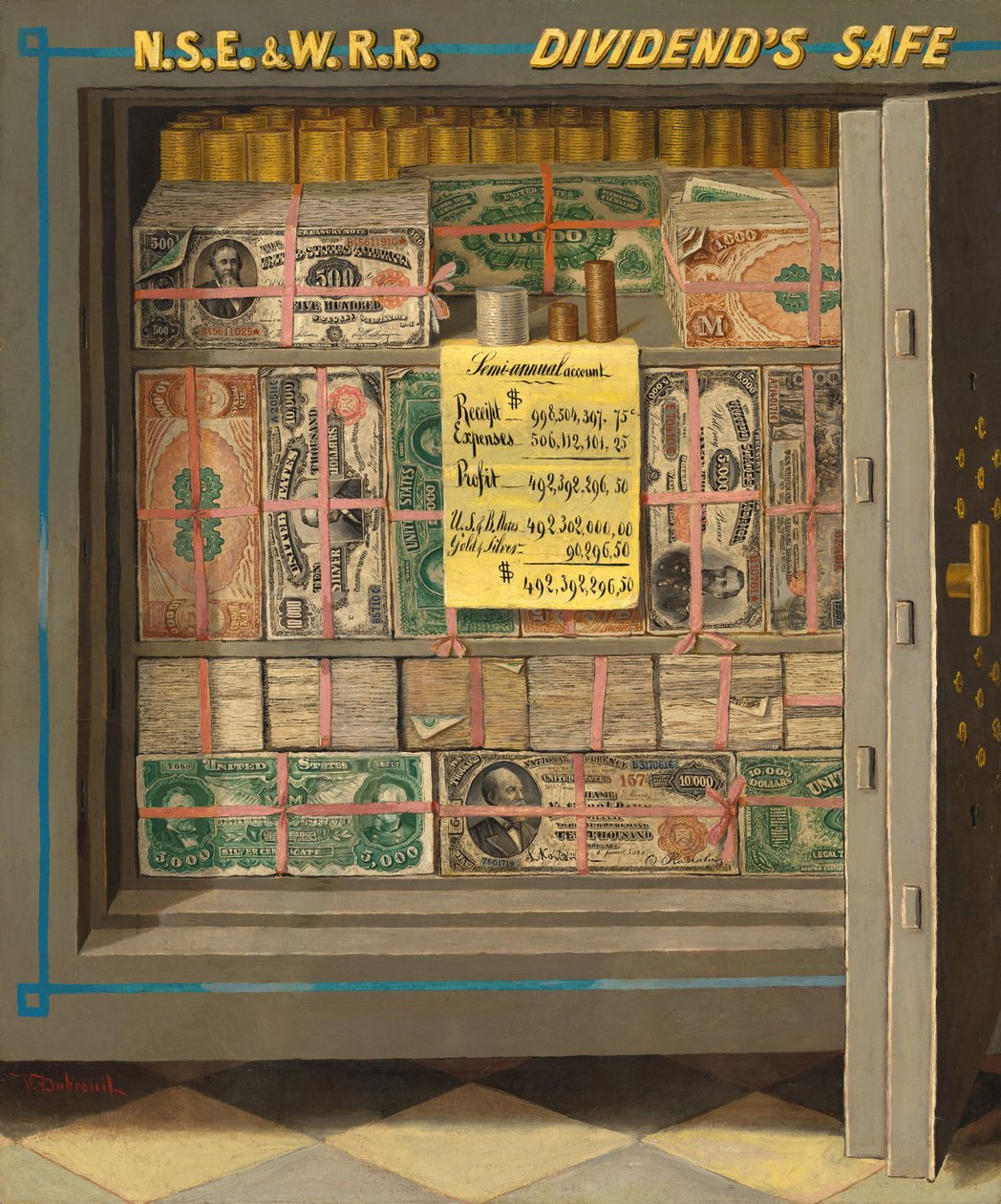 Safe Money, 1898 nebo novější. od Victor Dubreuil