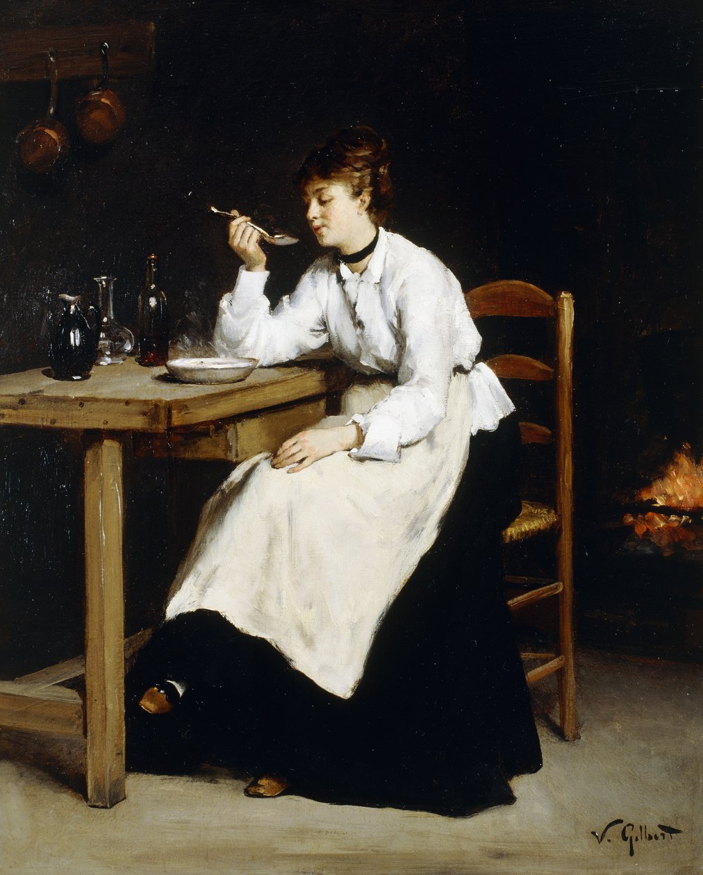 U ohně, od Victor Gabriel Gilbert