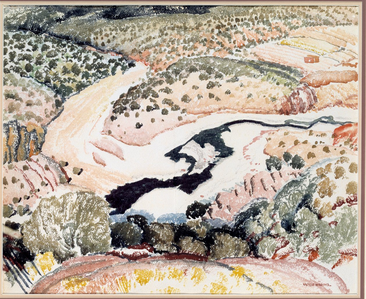 Arroyo Landscape od Victor Higgins