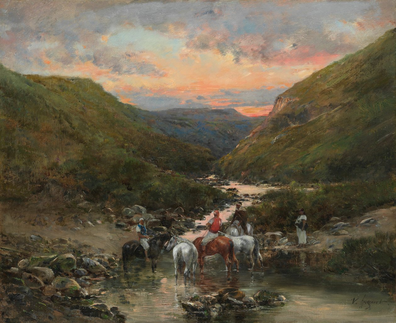 Rokle u Biskry, 18901900. od Victor Huguet