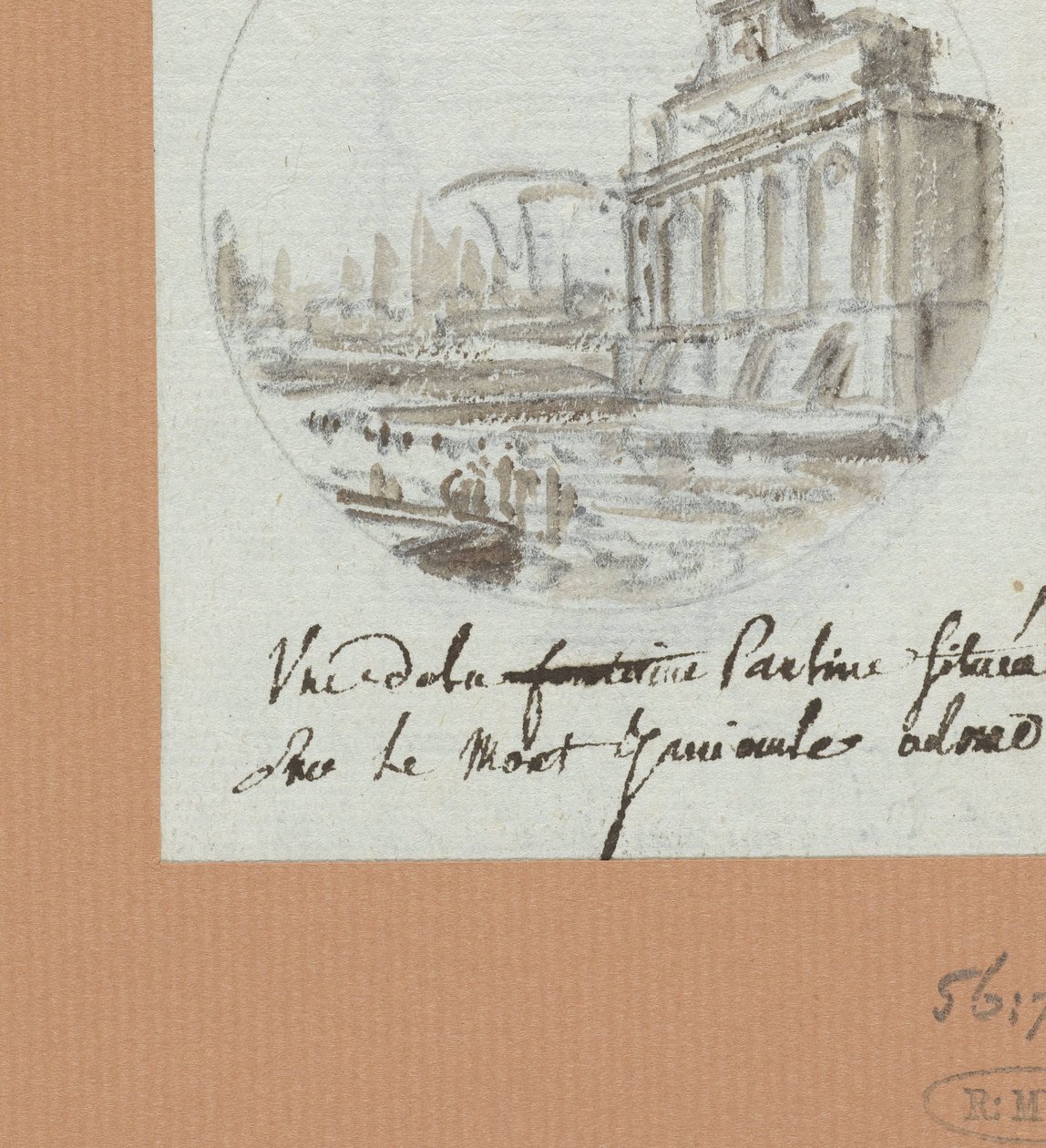 De Aqua Paolo, der Brunnen auf dem Janiculus od Victor Jean Nicolle