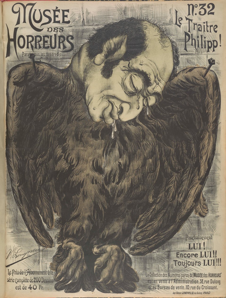 Muzeum hrůzy Galerie hrůzy: Philippe de Rothschild, 1899. od Victor Lenepveu