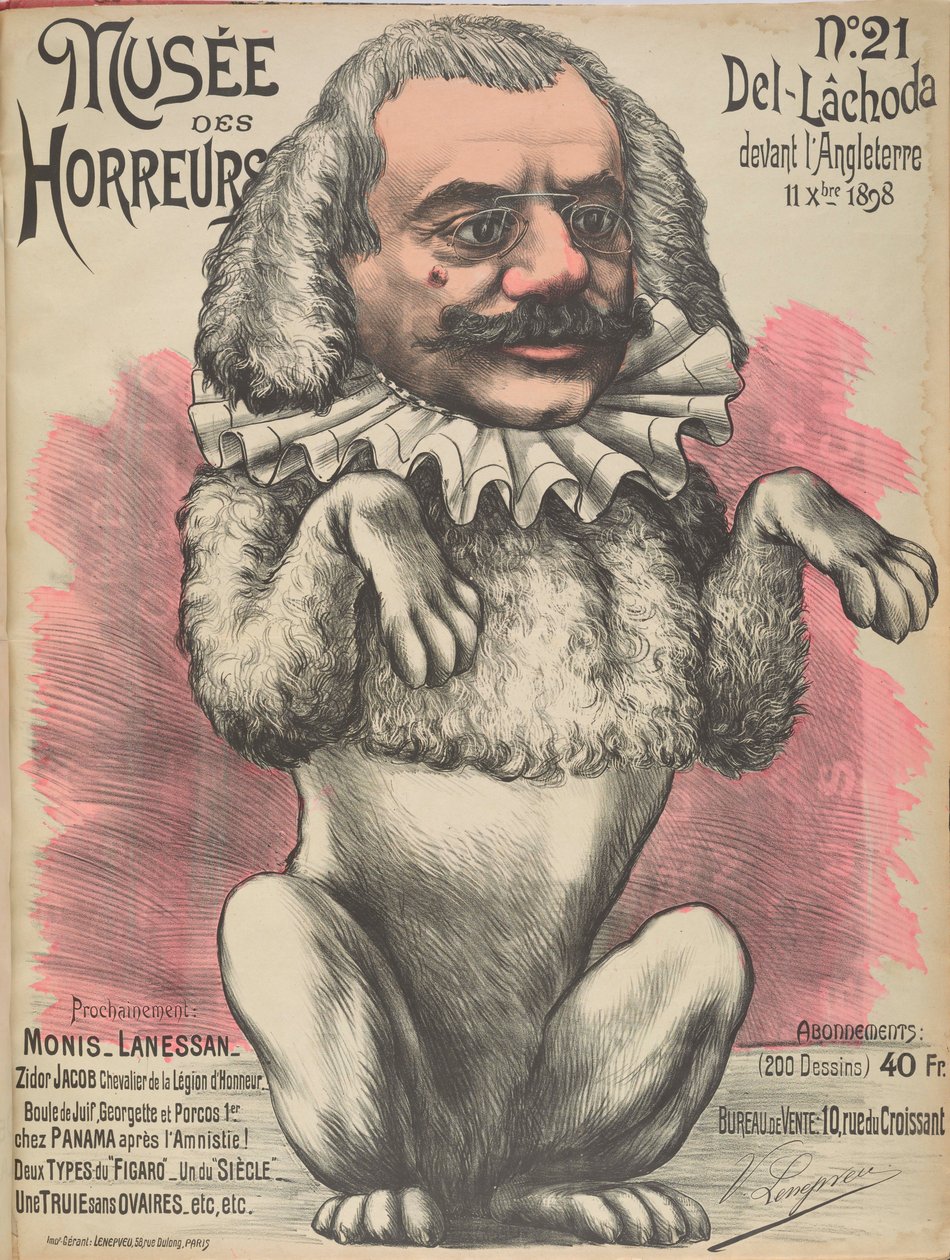 Muzeum hrůzy Galerie hrůzy: Théophile Delcasse, 1899. od Victor Lenepveu