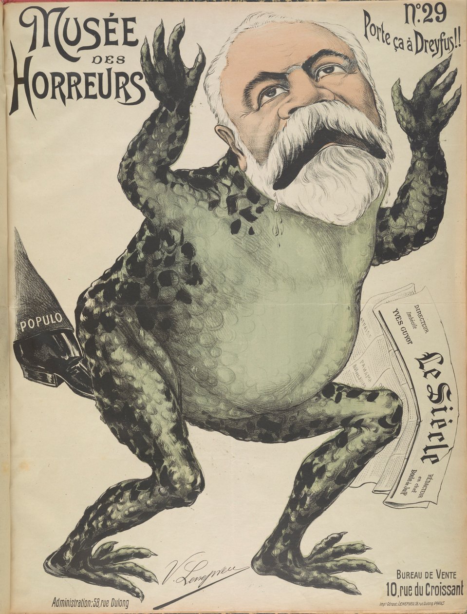 Muzeum hrůzy Galerie hrůzy: Yves Guyot, 1899. od Victor Lenepveu