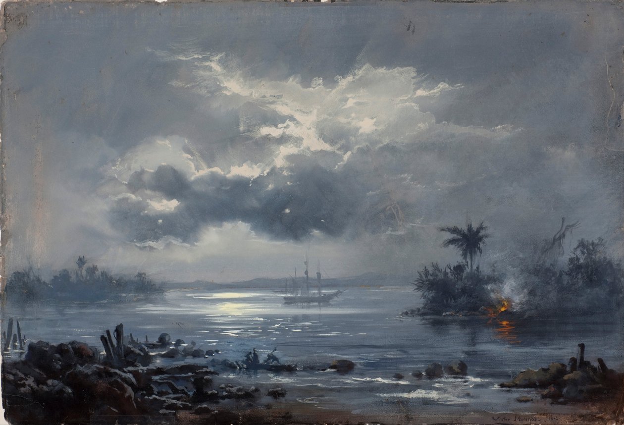 Studie pro „Pasáž Humaitá“ od Victor Meirelles