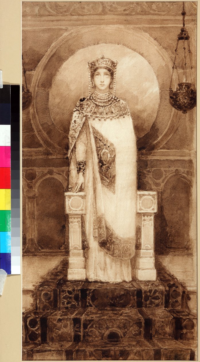 Sainte Helene (imperatrice romaine, mere de Constantin I) (verze 247/250 - verze 329/330) - Svatá Helena par Viktor Michajlovič Vasněcov (1848-1926) od Victor Mikhailovich Vasnetsov