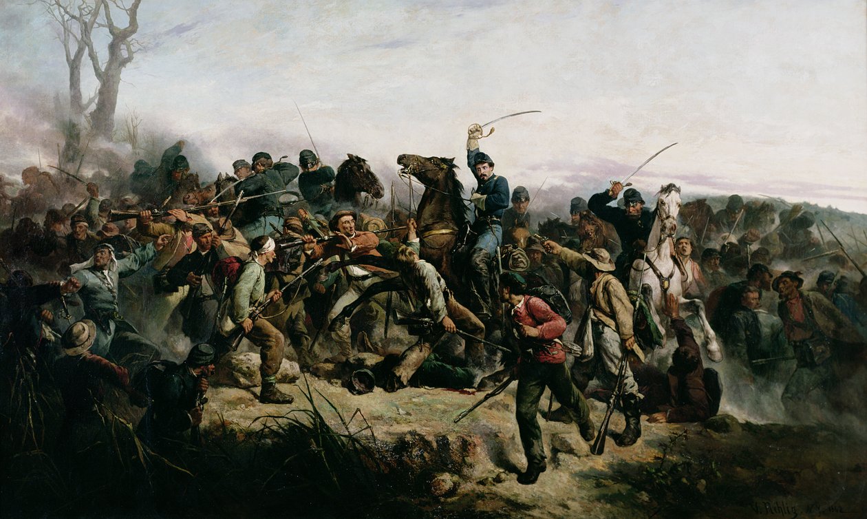 Pověření kavalérie Lt. Henry B. Hidden, 1862 od Victor Nehlig