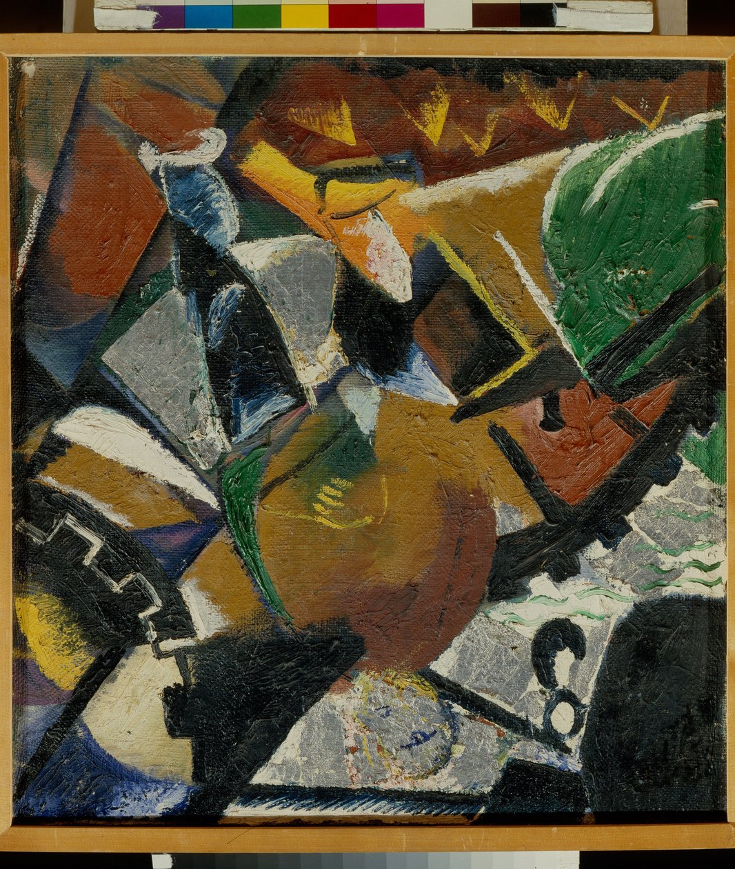 "Složení"" Malba Viktora Palmova (1888-1929) - 1921 - Olej na plátně - Státní ruské muzeum, Petrohrad od Victor Nikandrovich Palmov