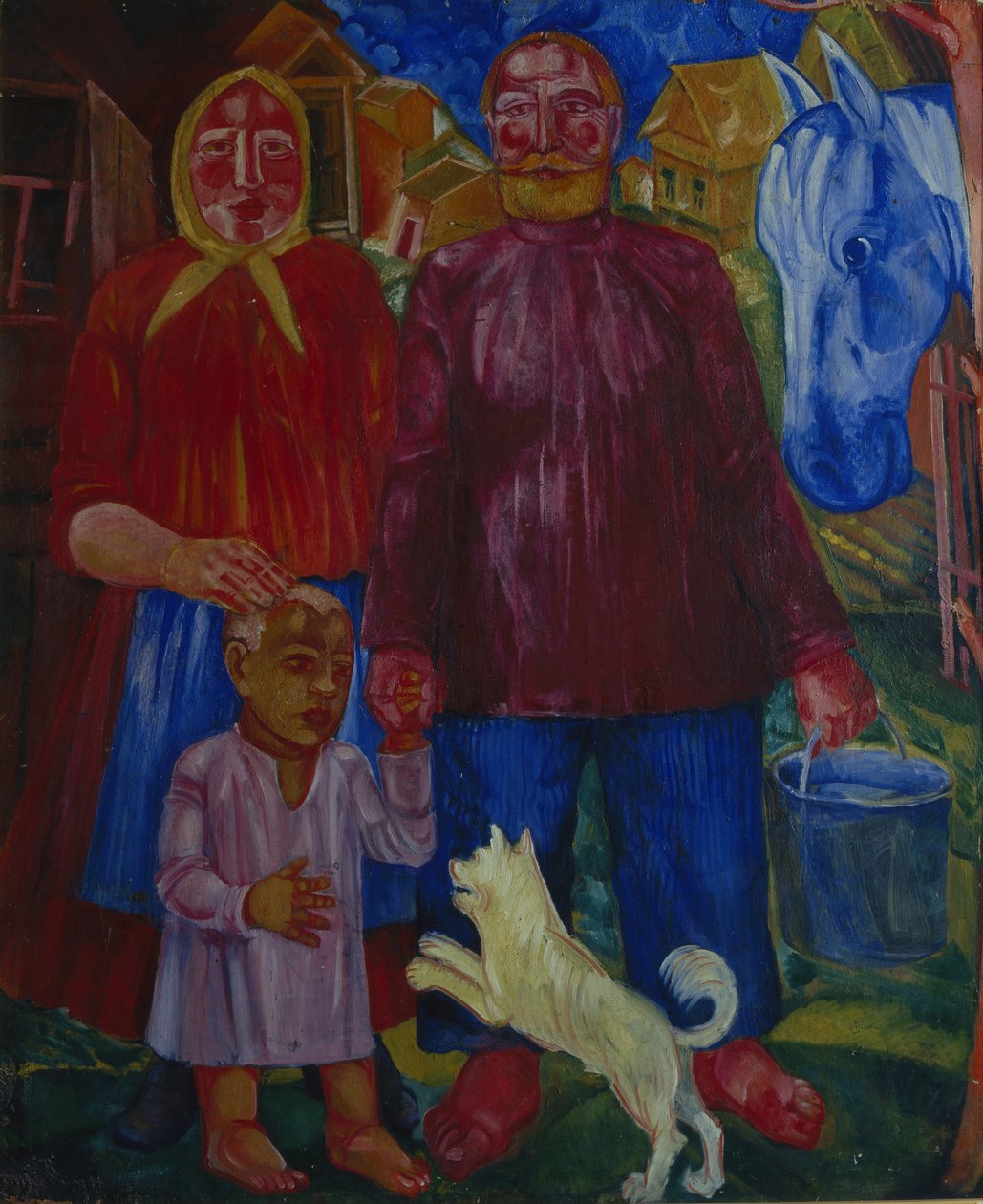 Rodina Serednyaků, 1929 od Victor Nikandrovich Palmov