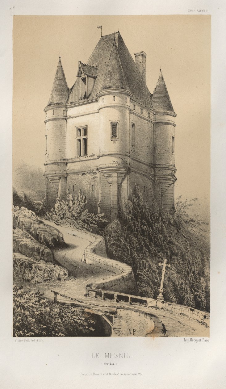 ...pl. 77, Le Mesnil Correze, 1860. od Victor Petit