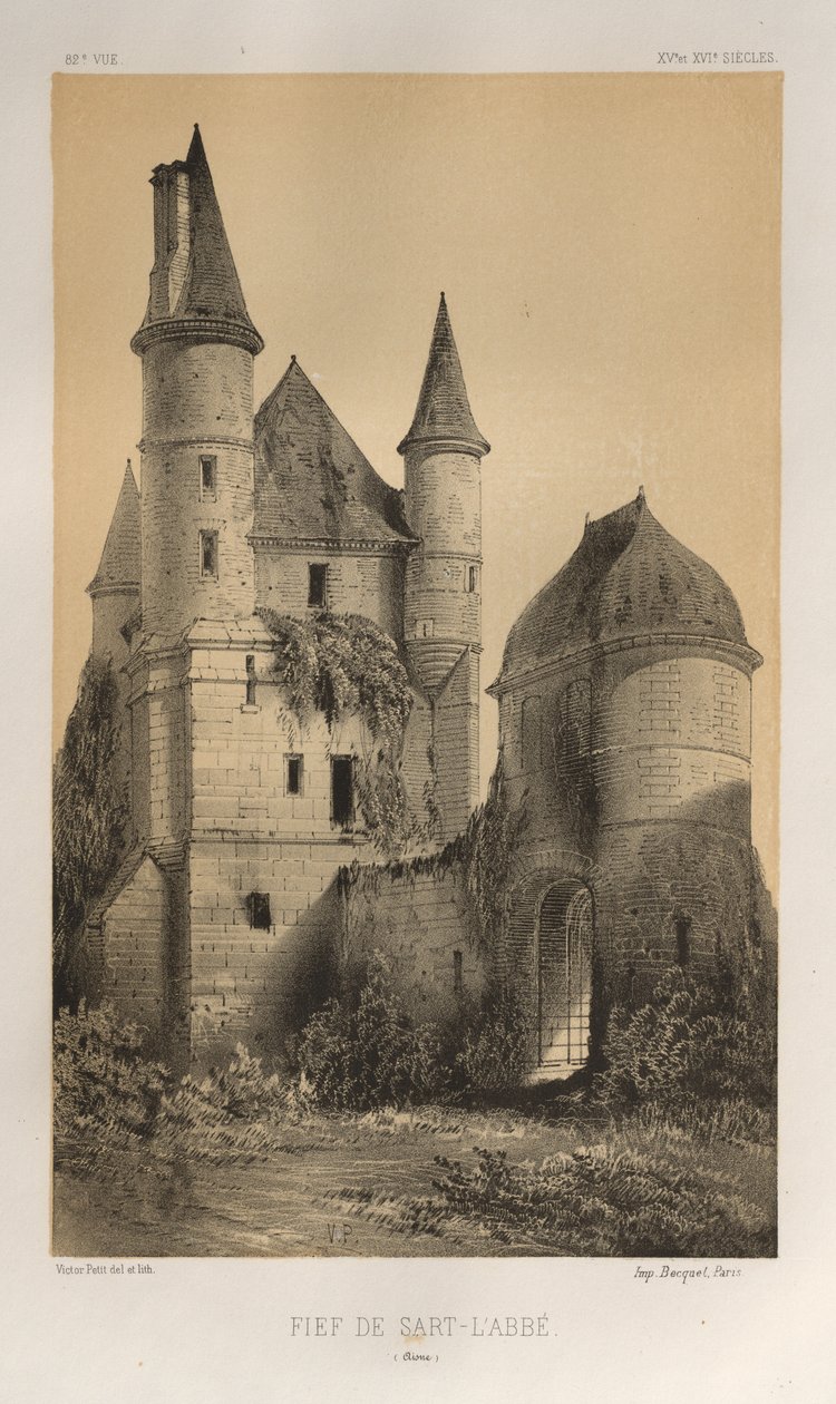 ...pl. 82, léno Sart-lAbbé Aisne, 1860. od Victor Petit
