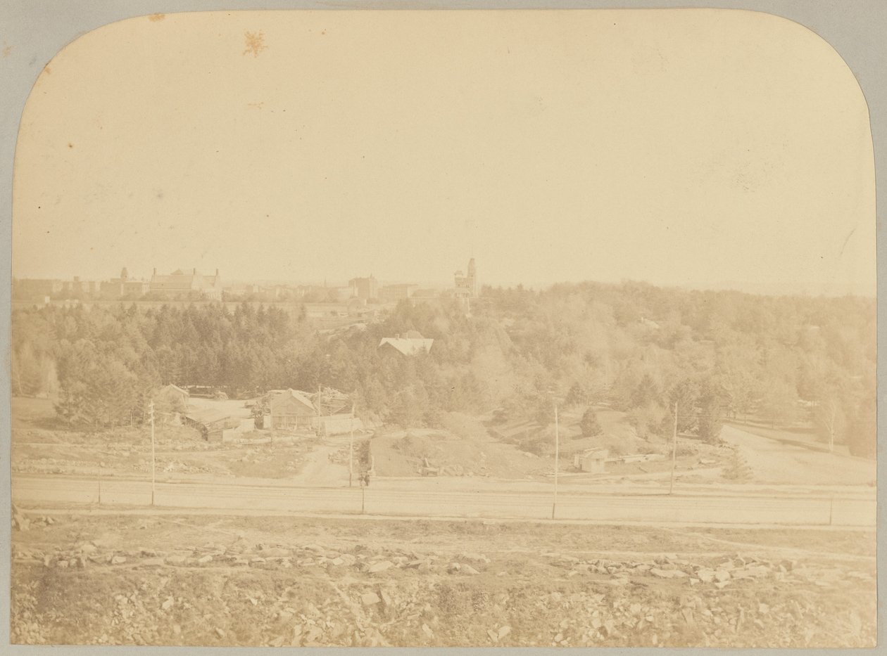 Pl. XVIII. Central Park při pohledu z muzea od Victor Prevost, Gaston L. Feuardent and Co., New York