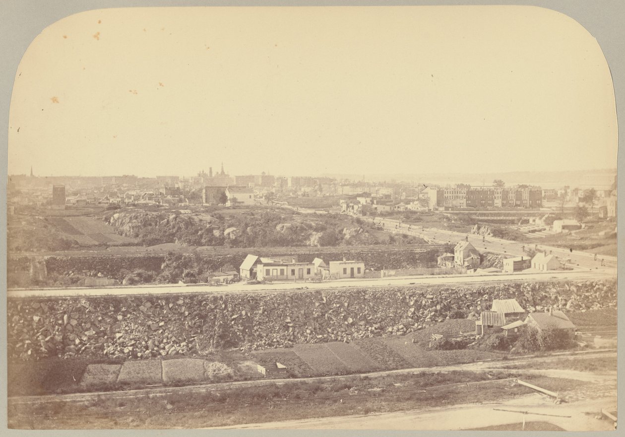 Pl. XVII. Panoramatický výhled na západ od muzea od Victor Prevost, Gaston L. Feuardent and Co., New York
