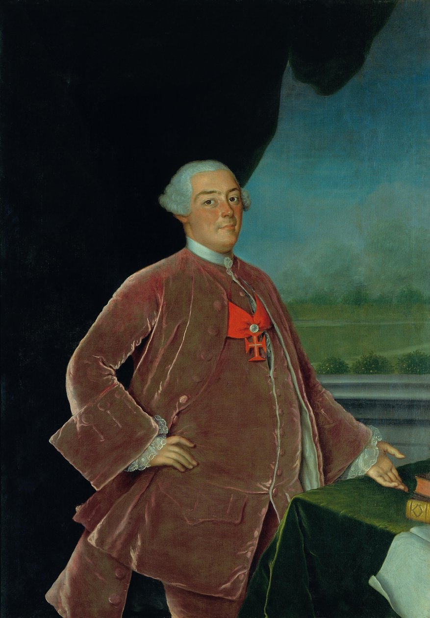 Portrét Infante Pedro (budoucí král Pedro III) od Vieira Lusitano